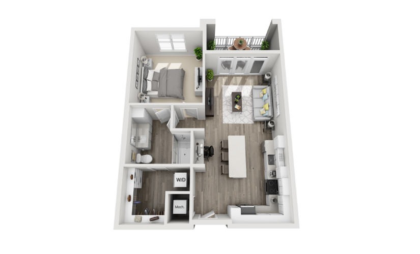 1 & 2 bedroom apartments for rent at Mayfaire Flats