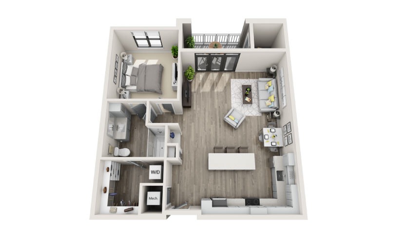 1 & 2 Bedroom Apartments For Rent At Mayfaire Flats